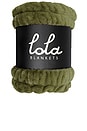 view 2 of 6 Lola Original Blanket in Retro Green