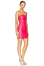 view 2 of 3 x REVOLVE Luca Faux Leather Dress in Hot Pink
