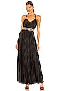 view 1 of 4 Vikki Pleated Maxi Dress in Black