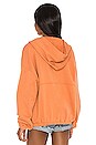 view 3 of 4 Joey Zipper Hoodie in Terracotta