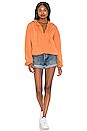 view 4 of 4 Joey Zipper Hoodie in Terracotta