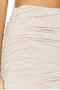 view 6 of 6 Drea Ruched Maxi Skirt in Champagne