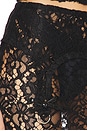 view 6 of 6 Lace Garter Skirt in Black