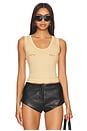 view 1 of 5 x REVOLVE Pierced Tank Top in Camel