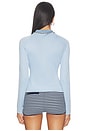 view 3 of 4 Manga Turtleneck Top in Baby Blue