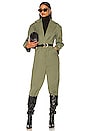 view 1 of 4 Kaleena Jumpsuit in Forest Green
