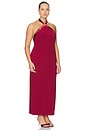 view 4 of 6 by Marianna Lali Maxi Dress in Burgundy