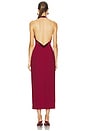 view 5 of 6 by Marianna Lali Maxi Dress in Burgundy