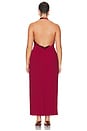 view 6 of 6 by Marianna Lali Maxi Dress in Burgundy