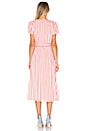 view 3 of 3 VESTIDO MIDI TUSCY in Red Stripe