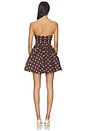 view 3 of 3 ROBE JODIE in Brown & Ivory Dot