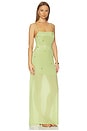 view 2 of 4 VESTIDO LARGO BRYNN in Pale Green