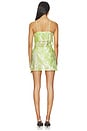 view 3 of 3 VESTIDO CAILA in Green Riviera Abstract
