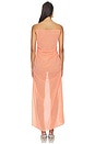 view 5 of 6 ROBE DE SOIRÉE RAMONA in Tangerine & Blue Dot