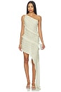 view 1 of 5 VESTIDO LARGO LUCCIA in Pale Pistachio