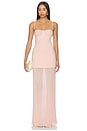 view 1 of 3 VESTIDO LARGO KENZIA in Baby Pink
