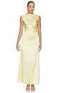 view 2 of 3 ROBE ESTELLE in Butter Yellow