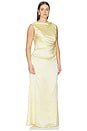 view 6 of 6 VESTIDO ESTELLE in Butter Yellow