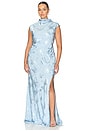 view 2 of 8 VESTIDO AVALON in Porcelain Blue