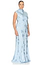 view 5 of 8 VESTIDO AVALON in Porcelain Blue