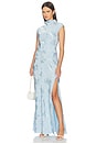 view 6 of 8 VESTIDO AVALON in Porcelain Blue