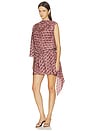 view 3 of 5 Chantelle Mini Dress in Brown Geo Dot