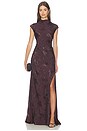 view 1 of 4 VESTIDO AVALON in Espresso Brown