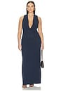 view 2 of 6 Mckayla Cowl Maxi Dress in Navy