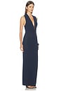 view 3 of 6 Mckayla Cowl Maxi Dress in Navy