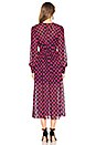 view 3 of 3 The Phylicia Midi Dress in Vibrant Dot