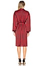 view 3 of 3 The Amanda Midi Dress in Red Houndstooth