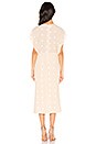 view 3 of 3 The Phoebe Midi Dress in Beige & White Dot