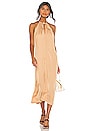 view 1 of 4 The Annick Midi Dress in Pale Gold