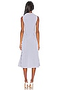 view 3 of 4 The Yves Midi Dress in Blue & White