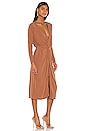 view 2 of 3 The Judy Midi Dress in Terracotta
