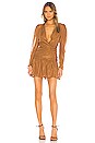 view 1 of 3 The Victorina Mini Dress in Bronze
