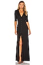 view 2 of 4 ROBE MAXI ESPERANZA in Black