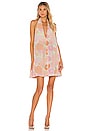 view 1 of 3 The Capucine Mini Dress in Peach Floral