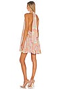 view 3 of 3 The Capucine Mini Dress in Peach Floral