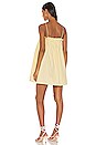 view 3 of 3 The Arcello Mini Dress in Pale Yellow