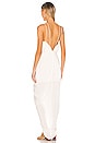 view 3 of 3 The Issa Midi Dress in Eggnog White