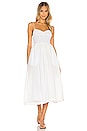 view 1 of 4 The Marie Midi Dress in White