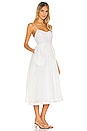 view 2 of 4 The Marie Midi Dress in White