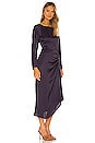 view 2 of 3 Long Sleeve Midi Dress in Navy