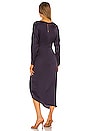 view 3 of 3 Long Sleeve Midi Dress in Navy