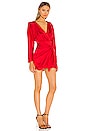 view 2 of 3 the Dore Mini Dress in Red