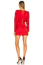 view 3 of 3 the Dore Mini Dress in Red