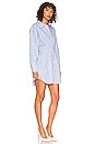 view 2 of 3 Ismene Mini Dress in Blue & White Stripe