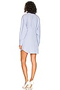view 3 of 3 Ismene Mini Dress in Blue & White Stripe