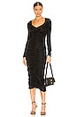 view 1 of 3 Nyla Midi Dress in Black